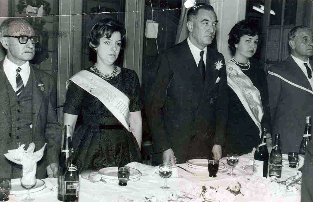 Banquete del Centro Numancia de Buenos Aires (Argentina), 1952 o 1954