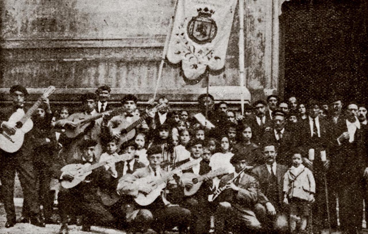 Fiesta de San Froilán de la Colonia Leonesa de Baracaldo, año 1924