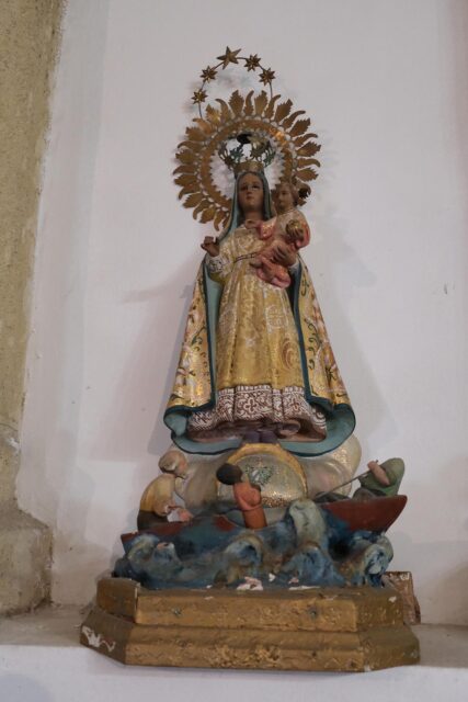 Virgen de la Caridad del Cobre, patrona de Cuba. Iglesia de San Miguel Arcángel. Bercedo, Burgos